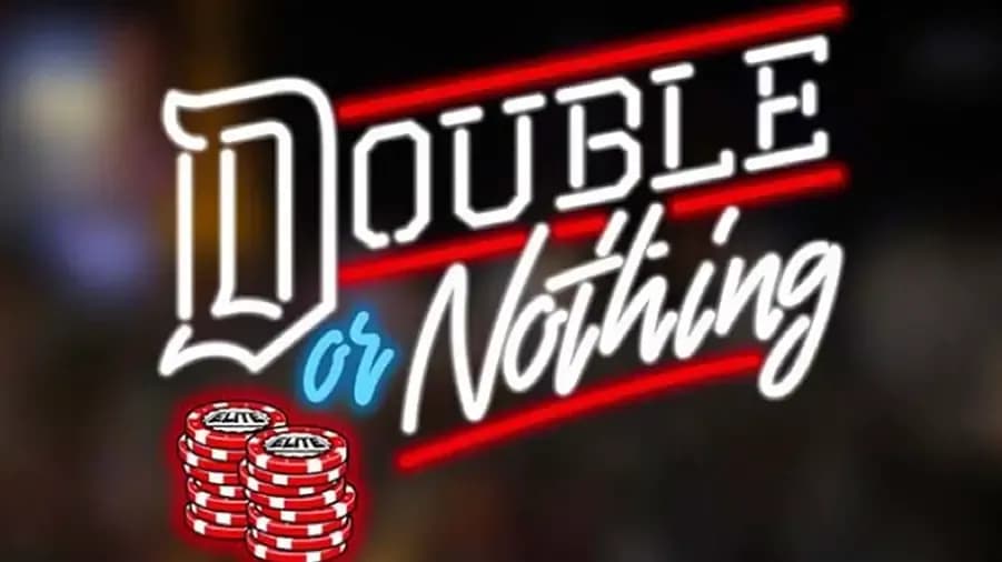 AEW all elite wrestling logo double or nothing