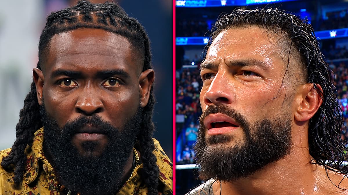 Oba Femi Roman Reigns side by side