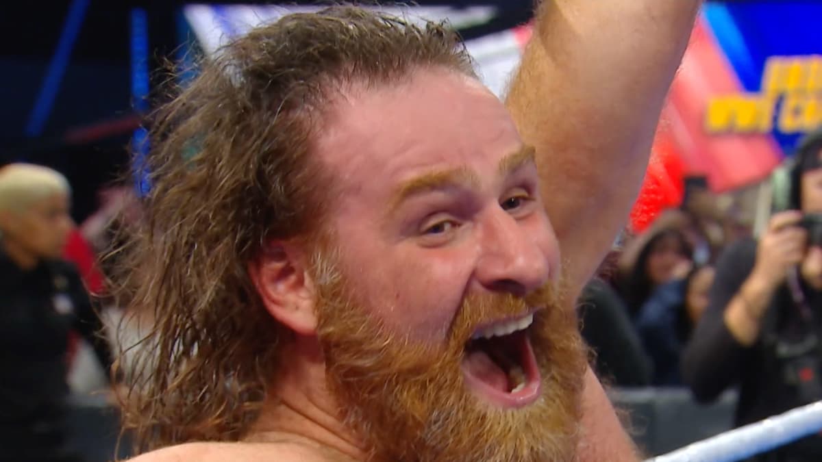 Sami Zayn laughing