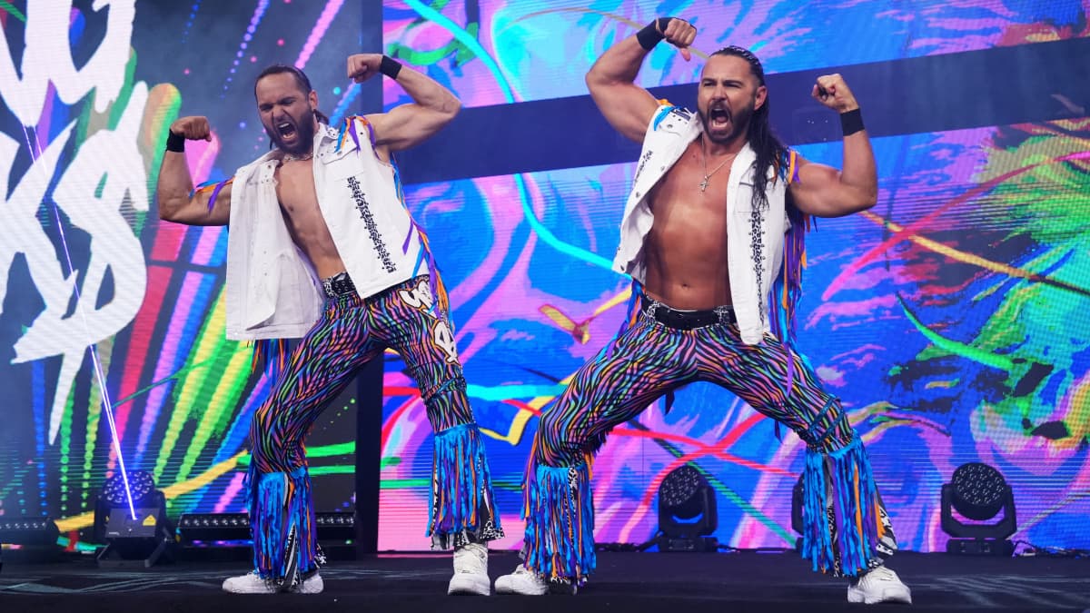 The Young Bucks posing