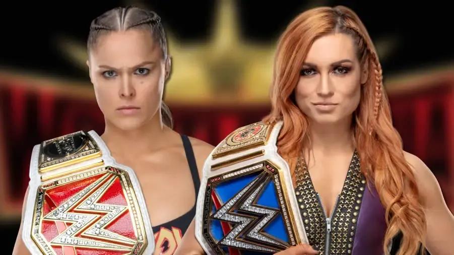 ronda rousey becky lynch wrestlemania