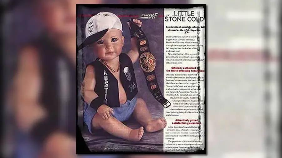 stone cold steve austin porcelain doll