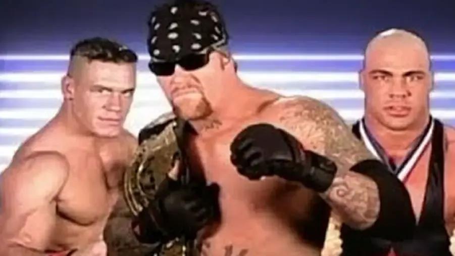 the undertaker john cena kurt angle