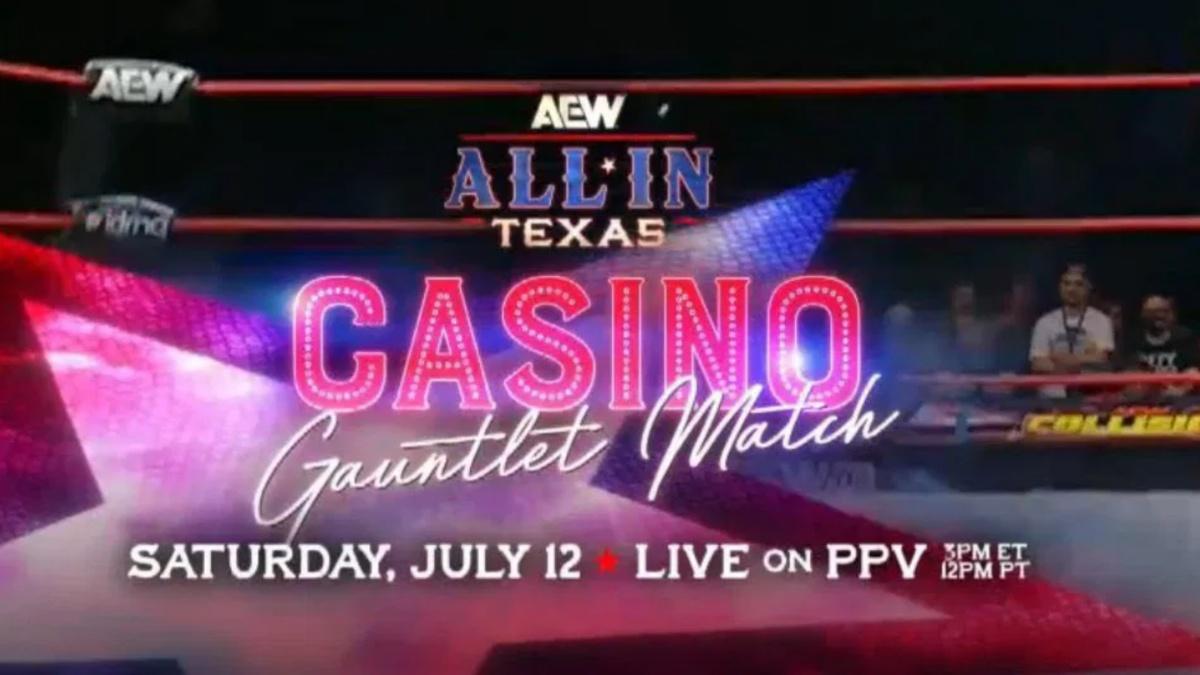 graphic for Casino Gauntlet at AEW All In 2025