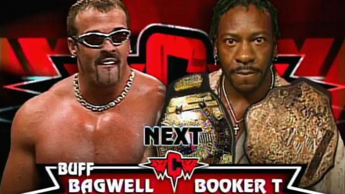 Graphic for Buff Bagwell vs. Booker T on July 2, 2001 episode of WWE Raw