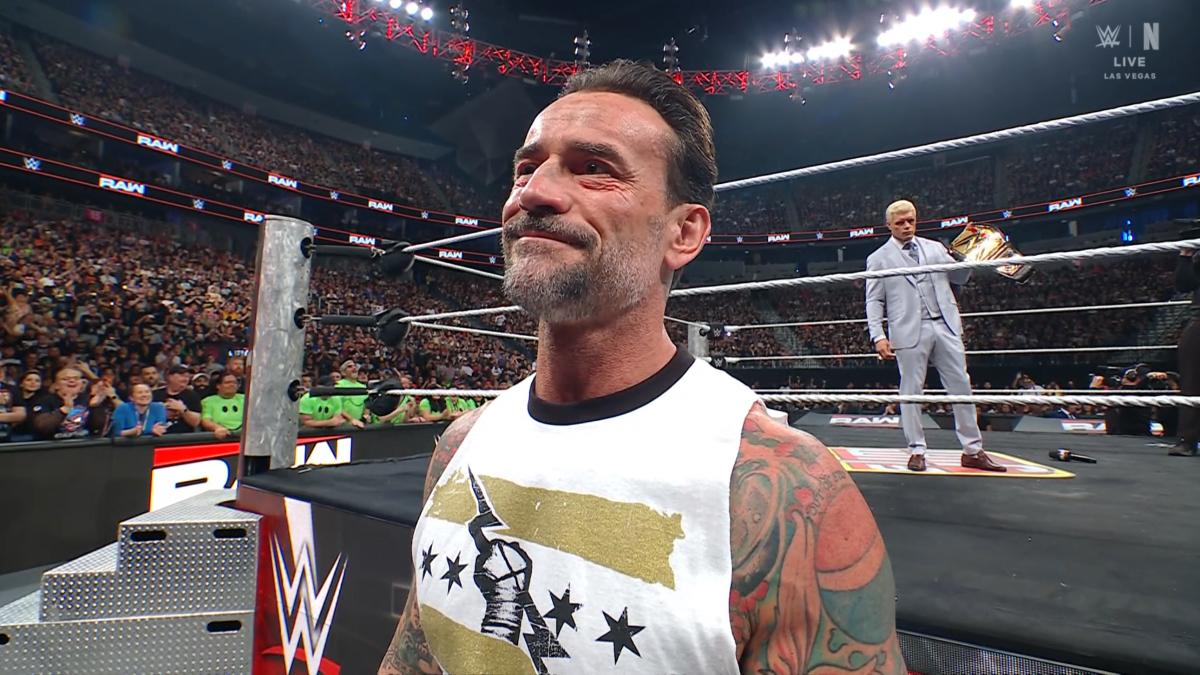 CM Punk smiling on the Raw after WrestleMania 42