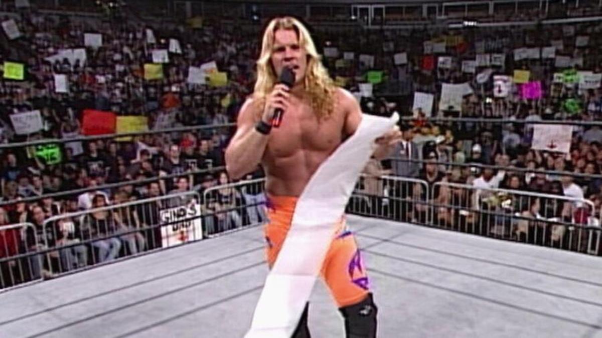 Chris Jericho cutting his 1004 holds promo