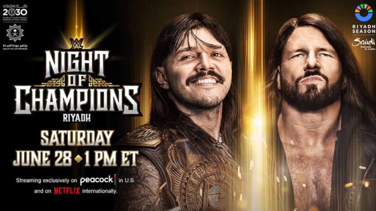 Graphic for Dominik Mysterio vs. AJ Styles at WWE Night of Champions