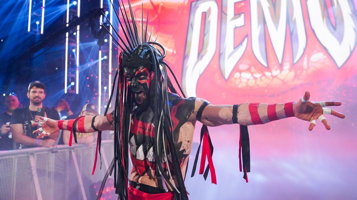 Finn Balor in his Demon guise at WWE Extreme Rules 2021