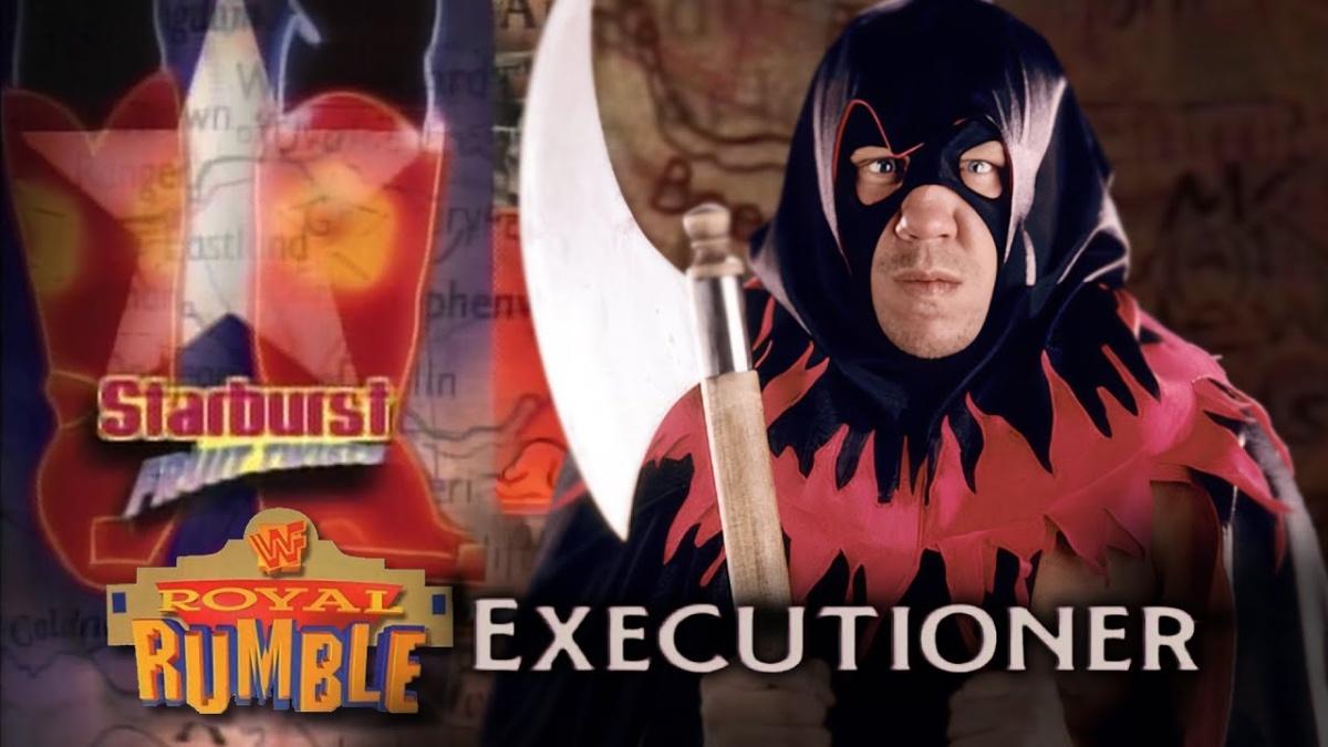 The Executioner in an advert for the WWE Royal Rumble