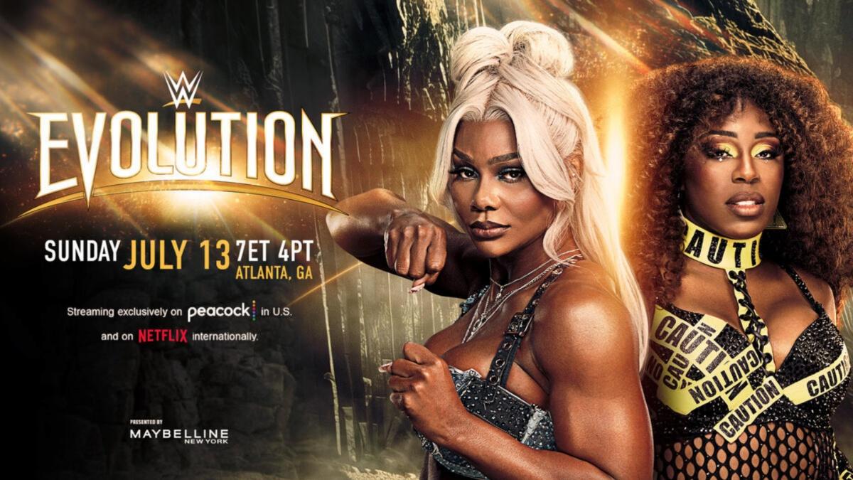 match graphic for Naomi vs Jade Cargill