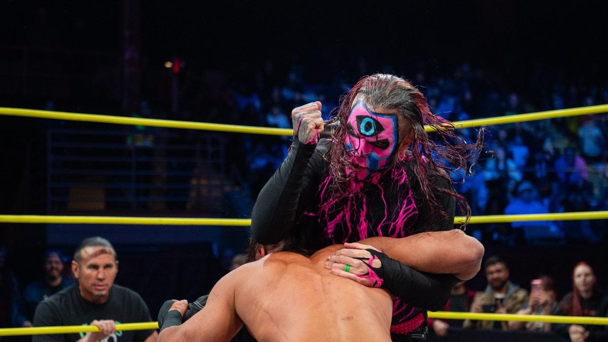 Jeff Hardy punching Mustafa Ali on TNA IMPACT