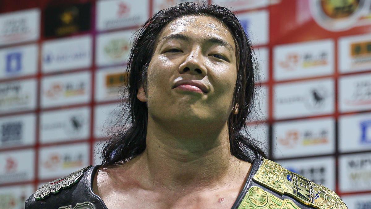 Konosuke Takeshita at Wrestle Kingdom 19