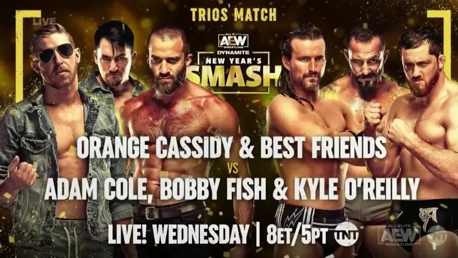 Kyle O-Reilly- Adam Cole- Bobby Fish AEW Dynamite December 2021.jpg