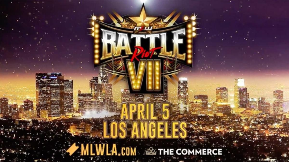 Promotional poster for MLW Battle Riot VII