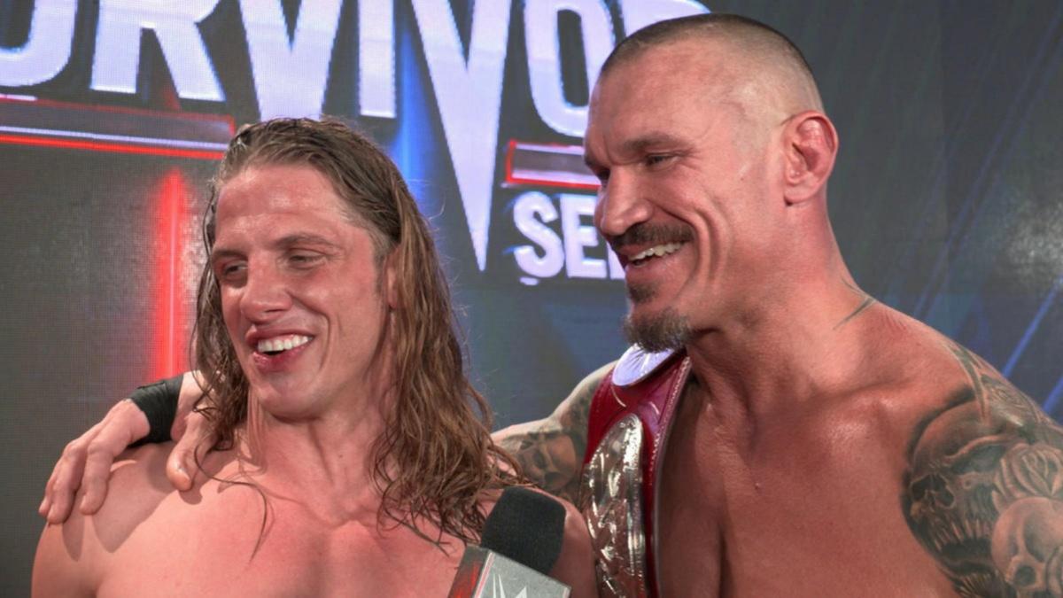 Matt Riddle and Randy Orton backstage 