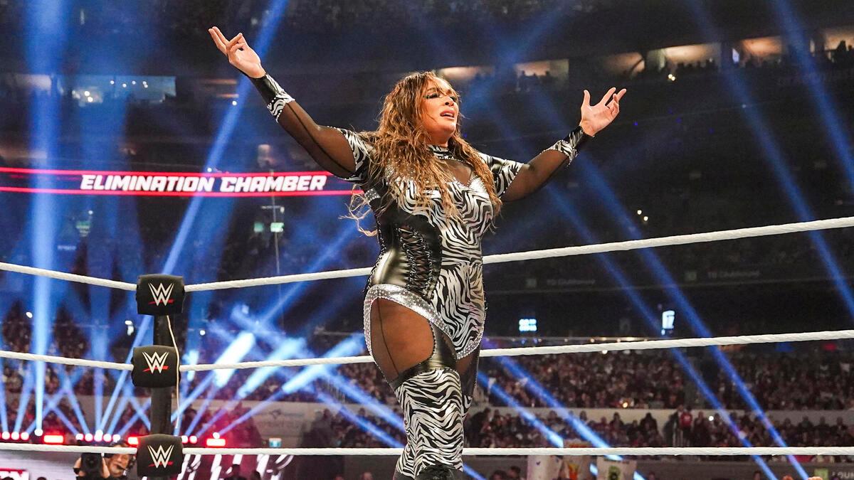 Nia Jax at WWE Elimination Chamber 2025
