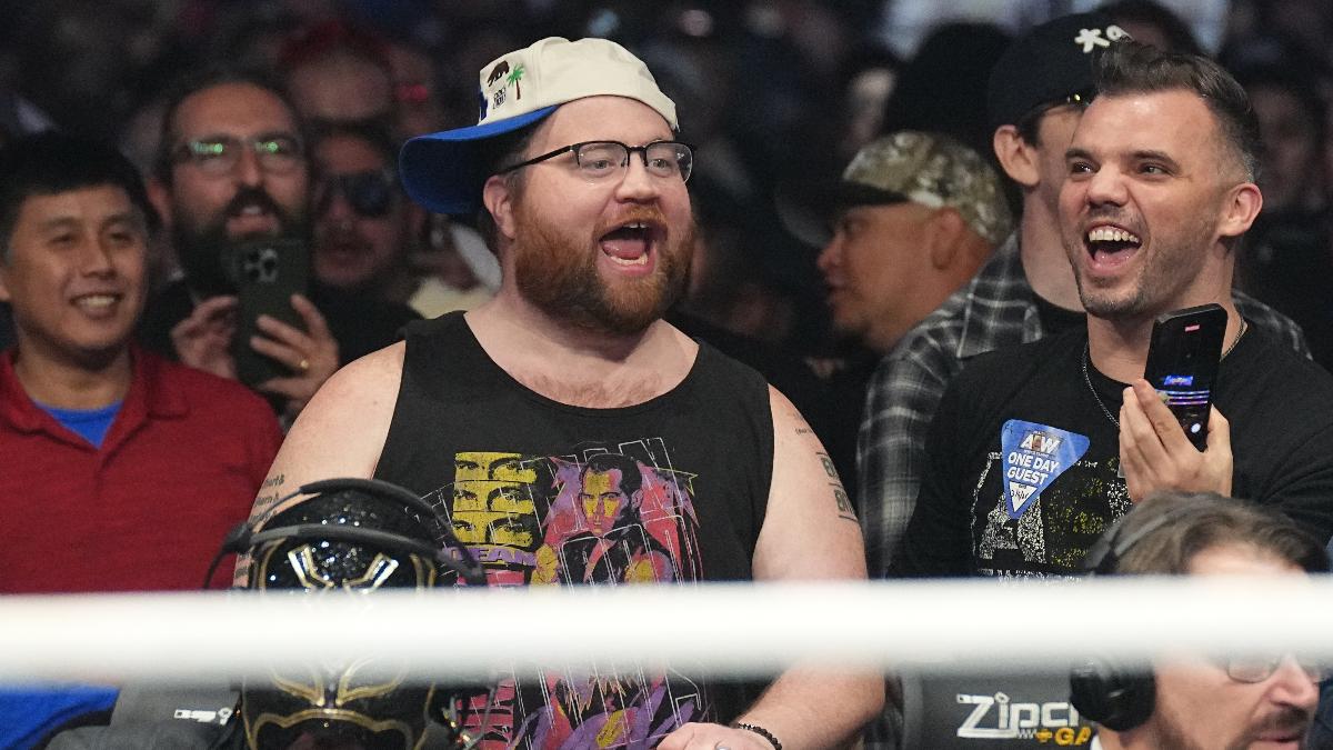 Paul Walter Hauser at AEW Revolution 2025