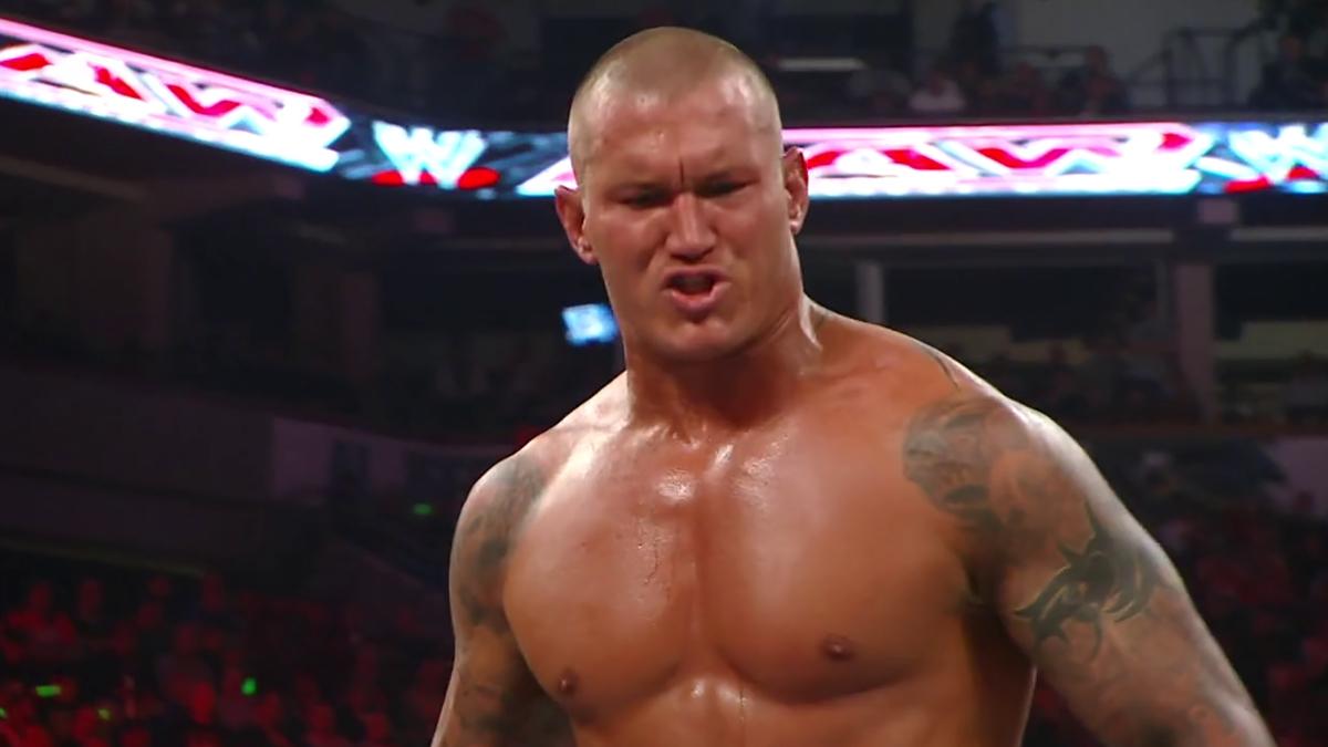 Randy Orton shouting stupid