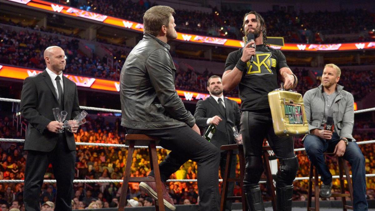 Seth Rollins & Edge on WWE Raw in 2014
