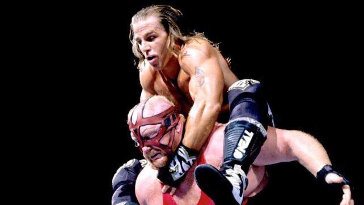 Shawn Michael on Vader's back at SummerSlam 1996