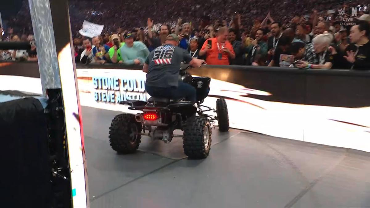 Steve Austin on ATV at WWE WrestleMania 41