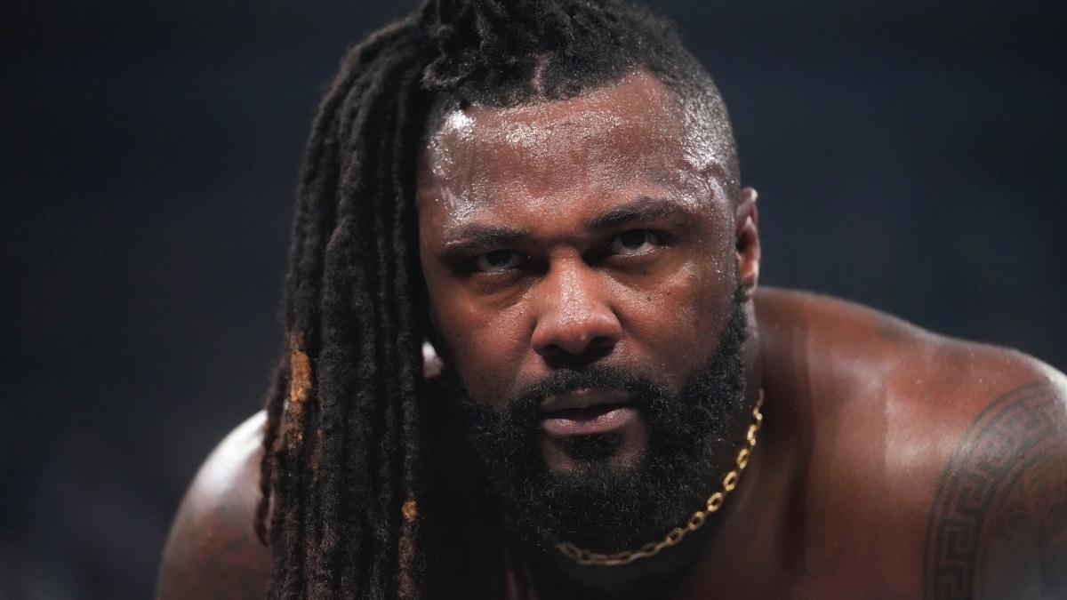 Swerve Strickland looking angry 