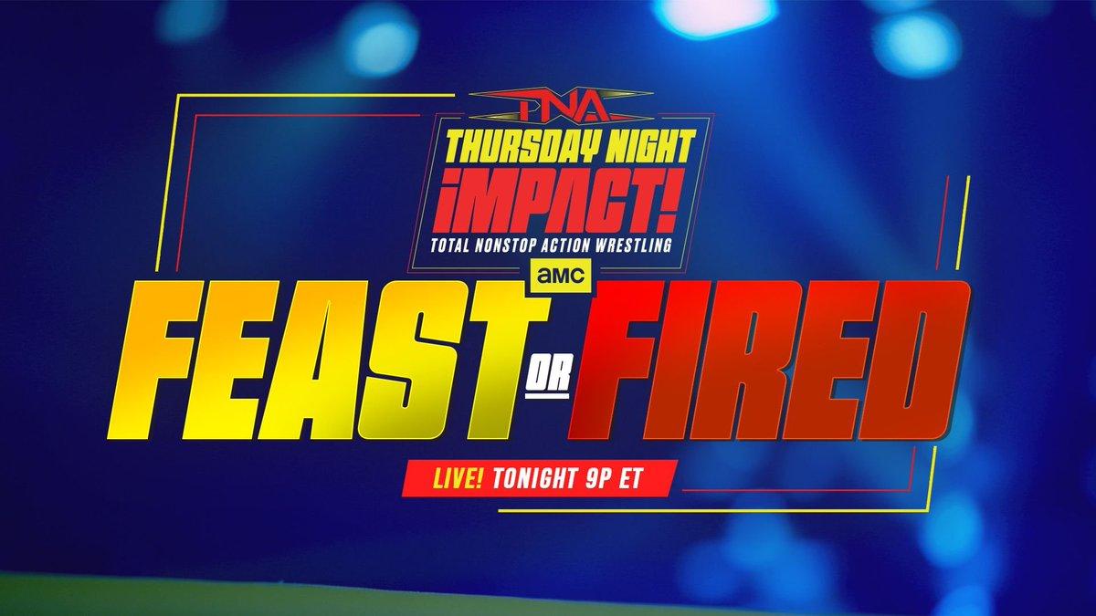 TNA logo for Feast for Fired match on AMC