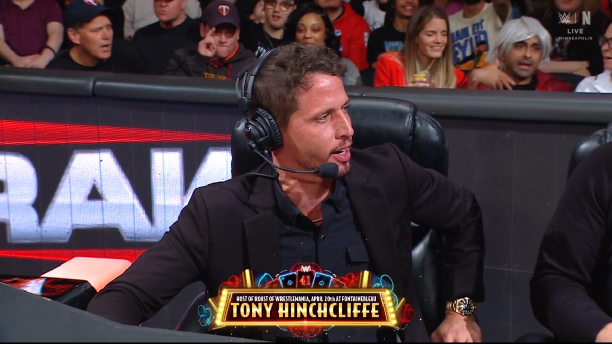 Tony Hinchcliffe on WWE Raw