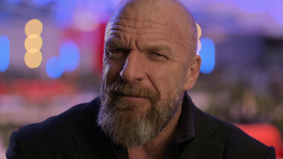 Triple H winking on WWE: Unreal