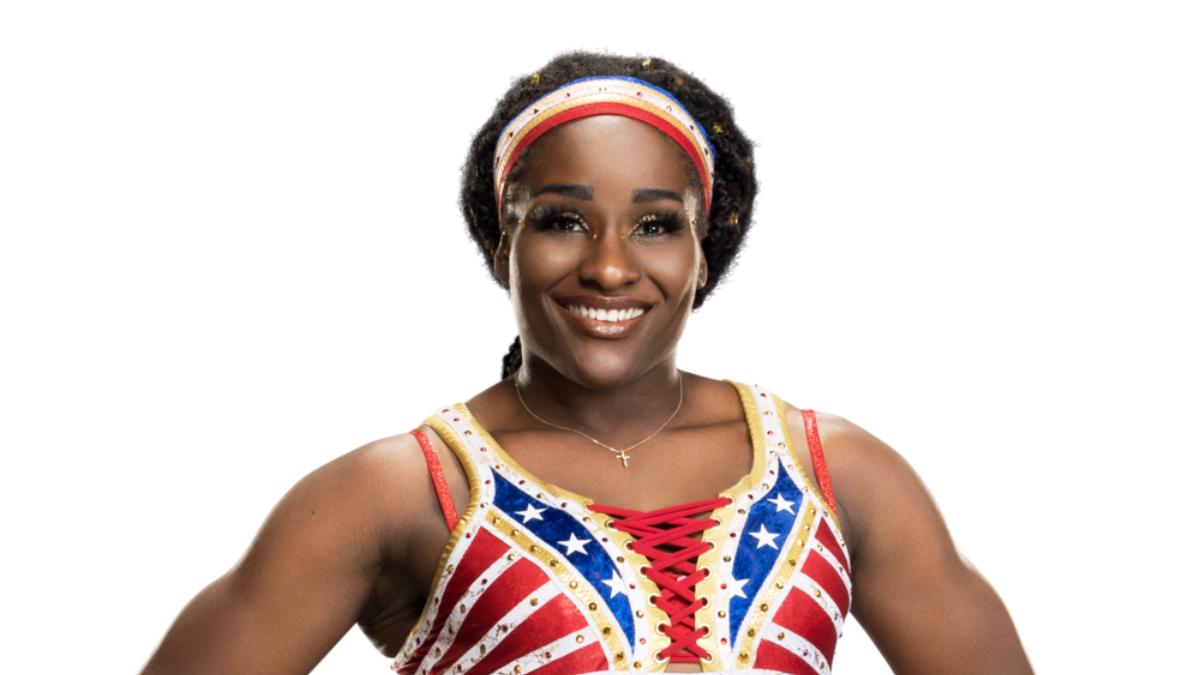 Tyra Mae Steele in photoshoot on white background