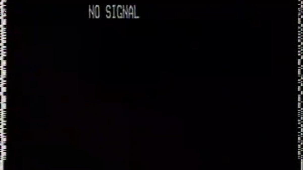 No Signal message for WWF transmission 
