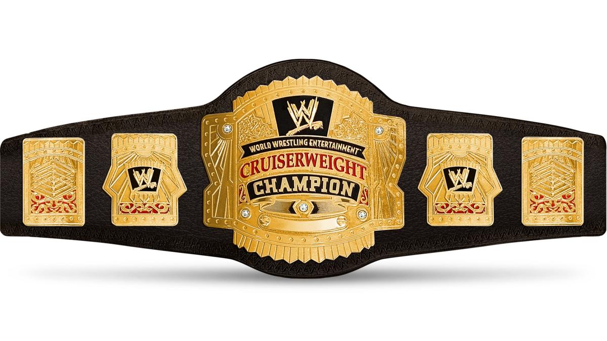 WWE Cruiserweight Championship belt