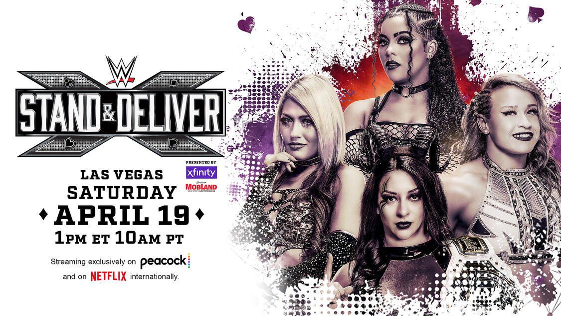 Graphic for NXT Women's Title match at Stand & Deliver 2025
