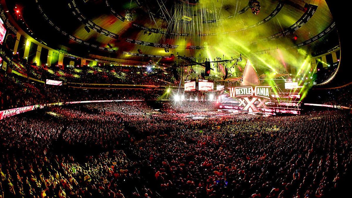 New Orleans Superdome for WWE WrestleMania 30