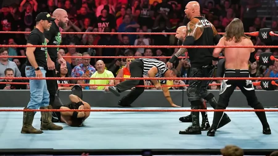 the oc dx shawn michaels triple h luke gallows karl anderson aj styles seth rollins