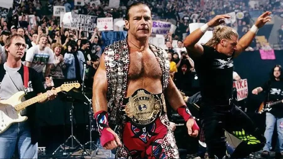 shawn michaels triple h wrestlemania 14