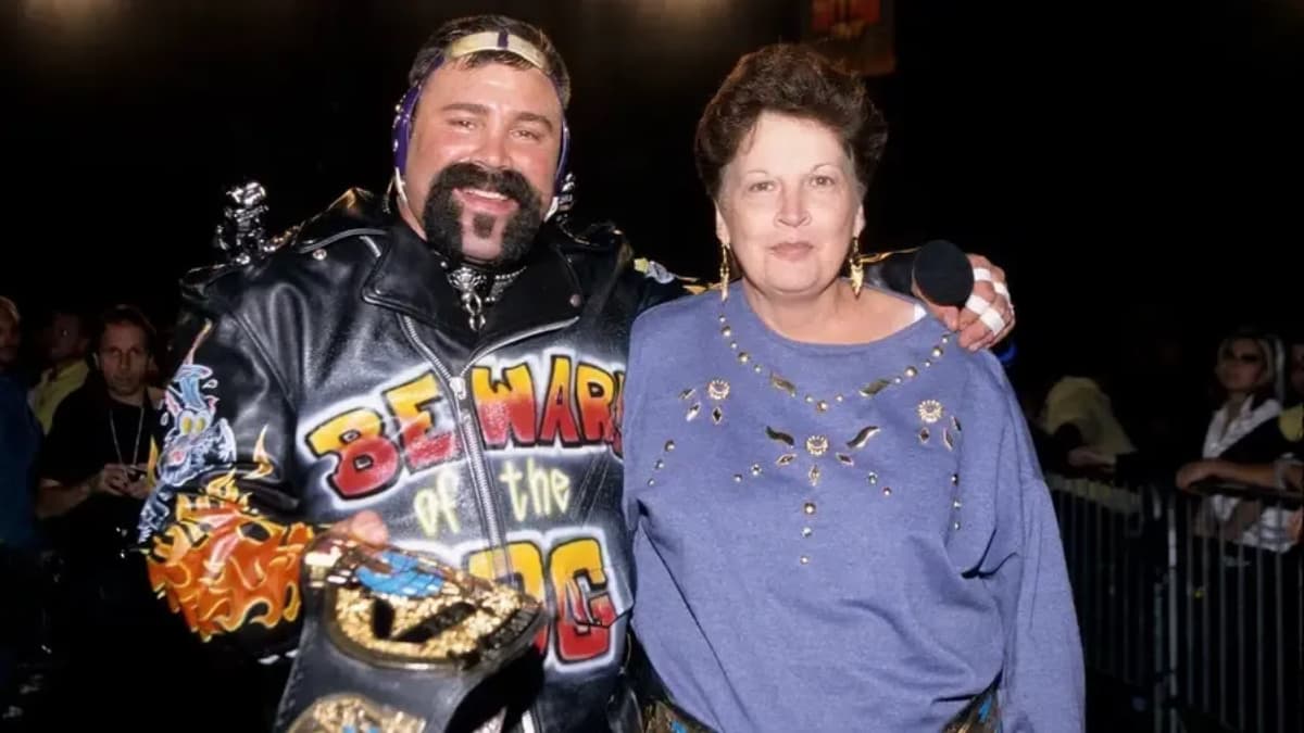 Judy Bagwell with Rick Steiner in WCW