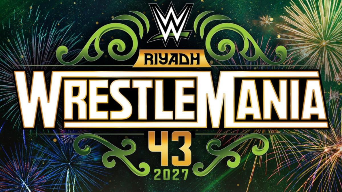 Logo for WrestleMania 43 in Saudi Arabia